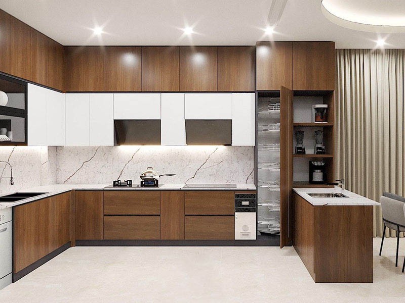 tủ bếp nhựa cao cấp