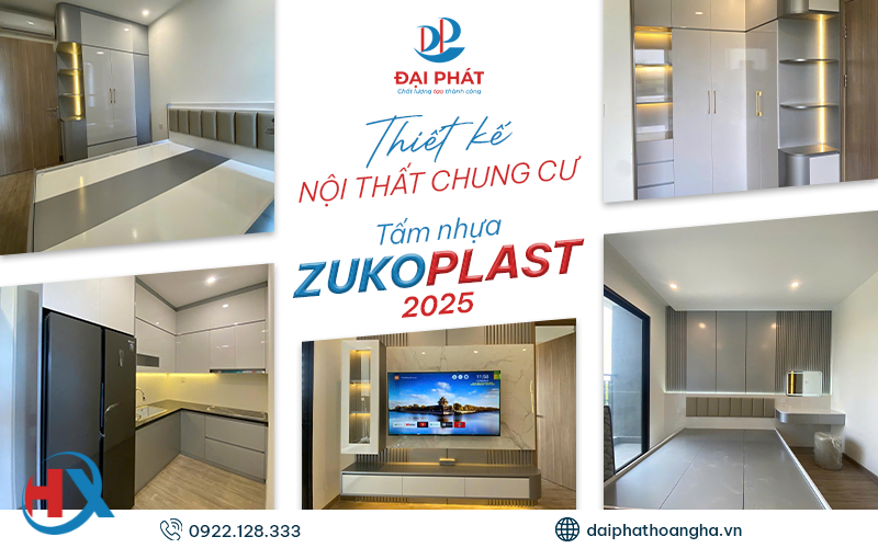 KHÔNG GIAN CHUNG CƯ TINH TẾ NĂM 2025 – ĐỘT PHÁ VỚI ZUKO 02 GHI BẠC & ZUKO 01 TRẮNG