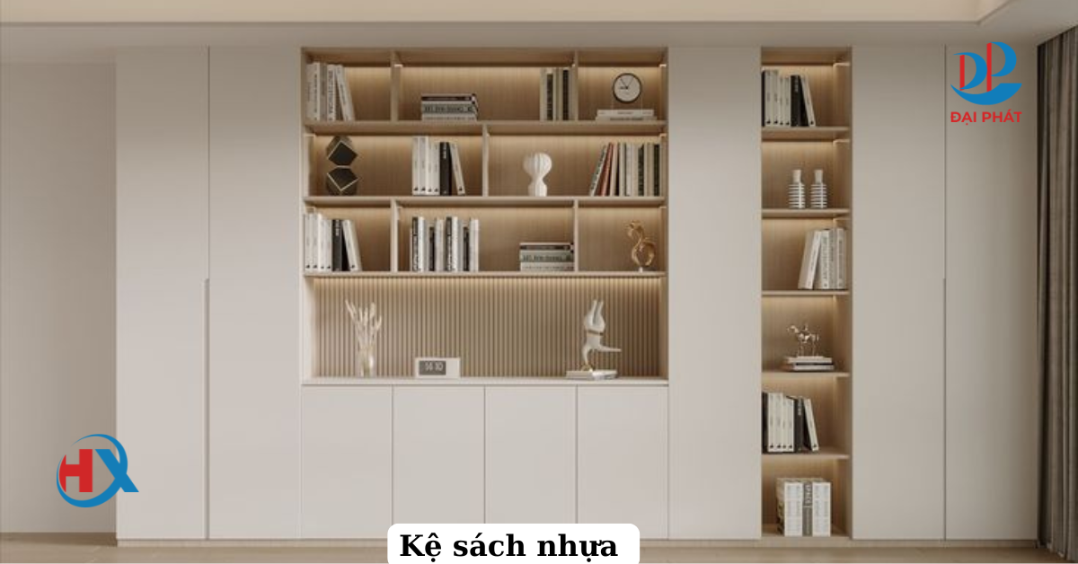 KỆ SÁCH NHỰA – GIẢI PHÁP NỘI THẤT LINH HOẠT CHO NGÔI NHÀ HIỆN ĐẠI 2025