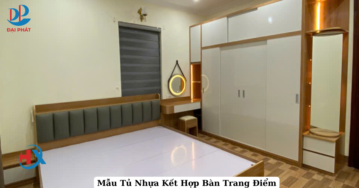 TỐI ƯU KHÔNG GIAN VỚI TỦ NHỰA KẾT HỢP BÀN TRANG ĐIỂM 2025