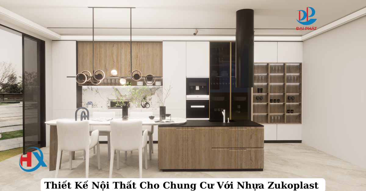 BIẾN CĂN HỘ CHUNG CƯ THÀNH KHÔNG GIAN SỐNG MƠ ƯỚC CÙNG NHỰA NỘI THẤT ZUKOPLAST
