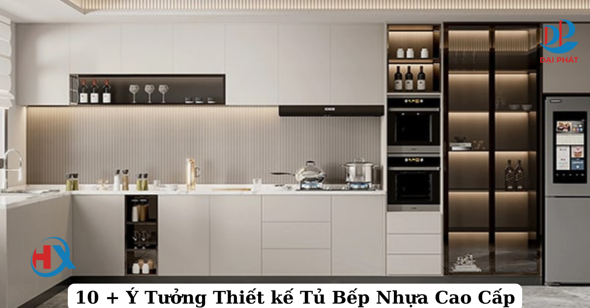 10+ Ý Tưởng Thiết Kế Tủ Bếp Nhựa Cao Cấp – Xu Hướng Nội Thất 2025