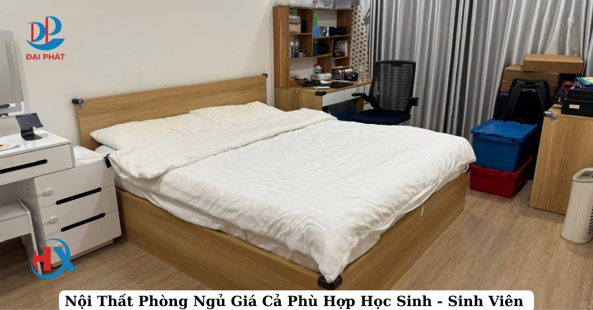 Thiết Kế Nội Thất Phòng Ngủ Giá Cả Hợp Lý Cho Học Sinh – Sinh Viên 2025