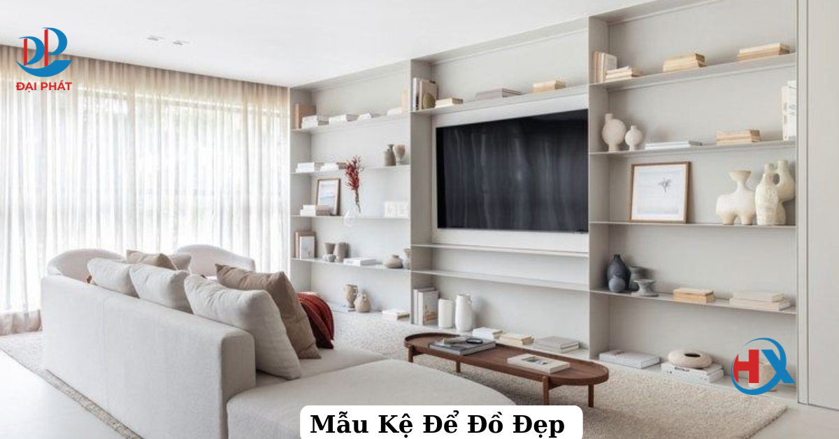 KỆ ĐỂ ĐỒ ĐẸP 2025 – SẮP XẾP KHÔNG GIAN, CÂN BẰNG PHONG THỦY VÀ THU HÚT NĂNG LƯỢNG TỐT