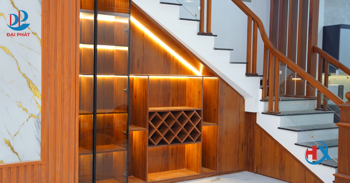 TỦ RƯỢU GẦM CẦU THANG – KHẲNG ĐỊNH GU SỐNG SANG TRỌNG CÙNG VẬT LIỆU ZUKOPLAST 2025